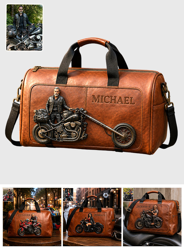Born To Ride - Personalized Biker Duffle Bag
