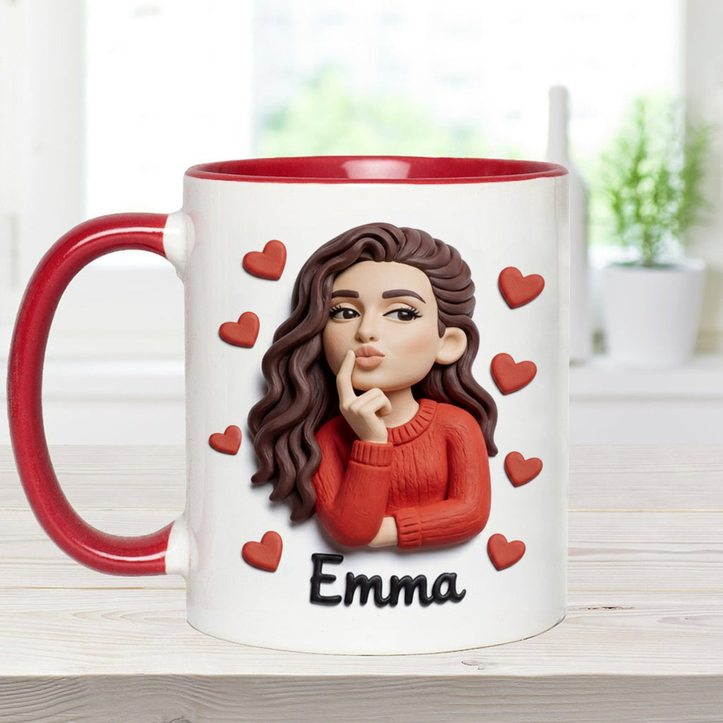 Custom From Any Photo Perfect Gift For Couple - Personalized Couple Accent Mug & Coaster