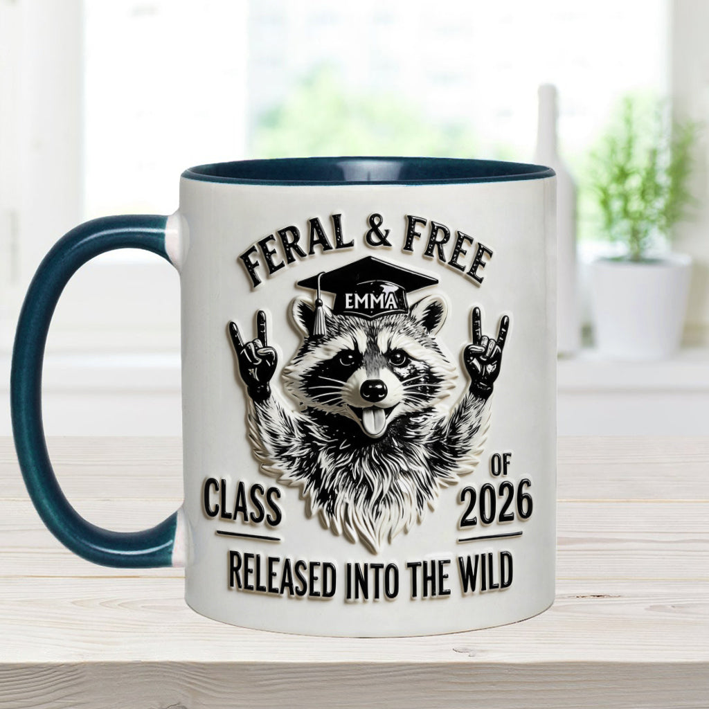 Funny Graduation Gifts - Personalized Graduation Accent Mug
