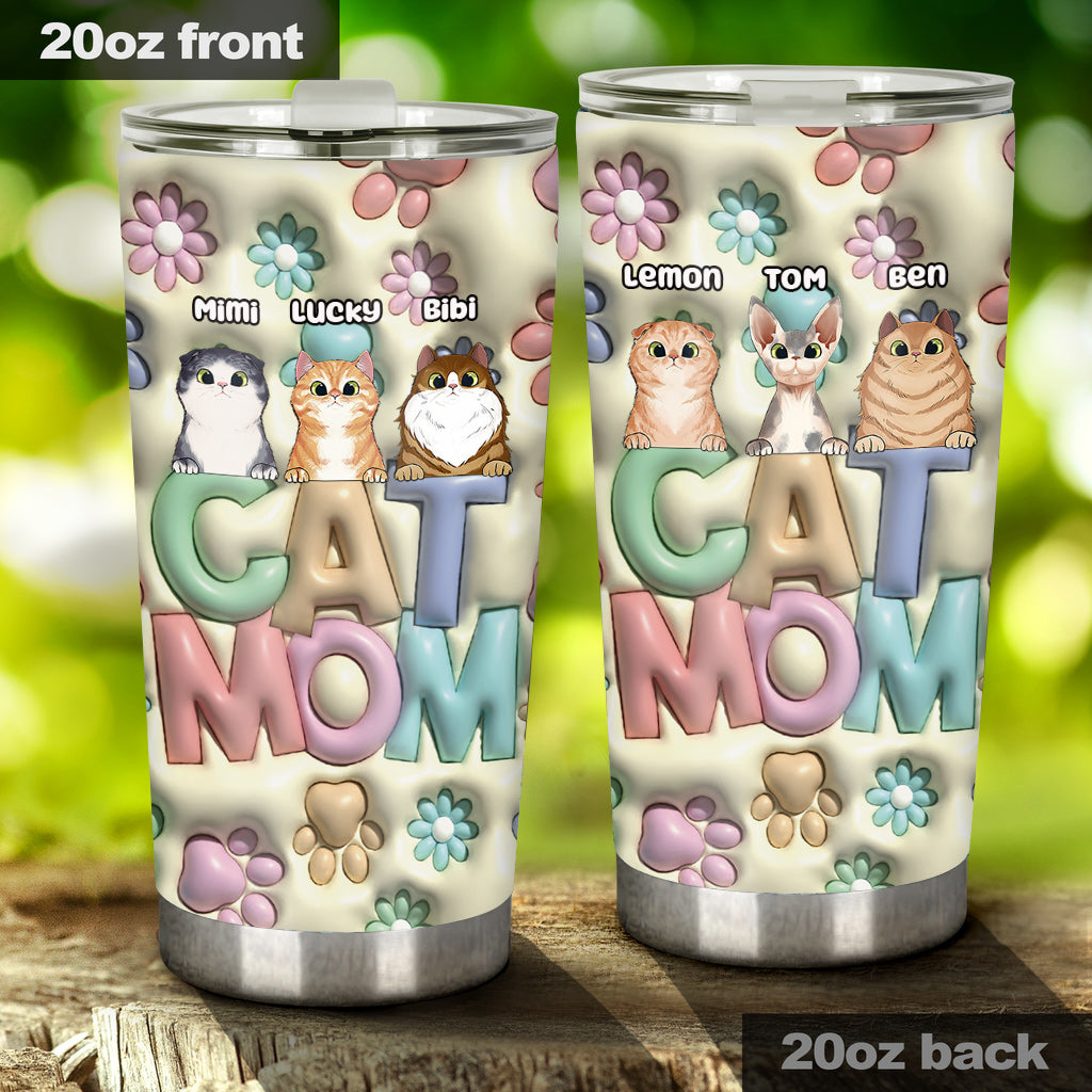 Cat Mom - Personalized Cat Tumbler