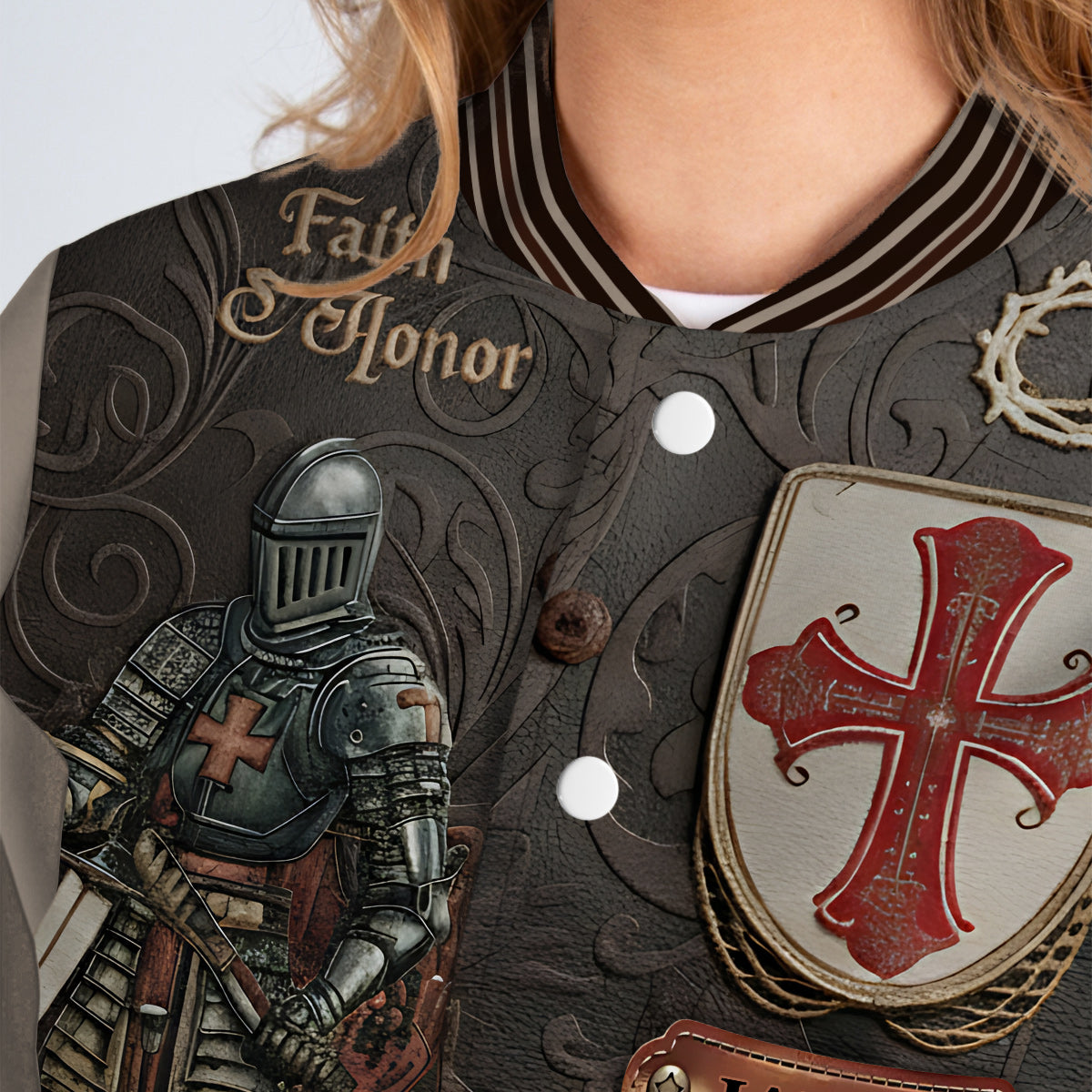 Amour Of God - Personalized Christian Varsity Jacket