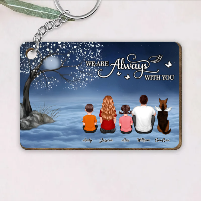 Butterfly I Am Always With You Memorial Personalized Keychain or Poster or Ornament or Plaque