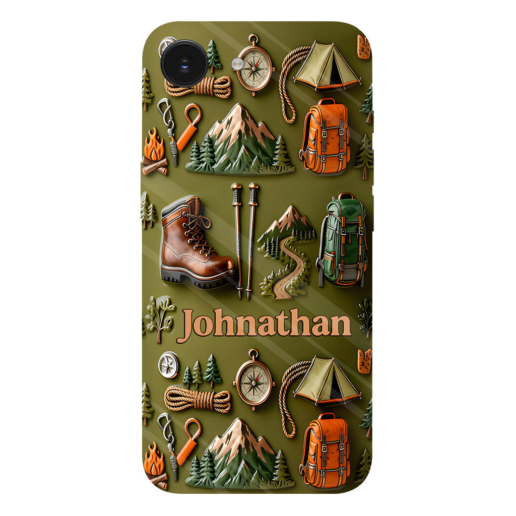 Hiking Makes Me Happy - Personalized Hiking Full Print Phone Case