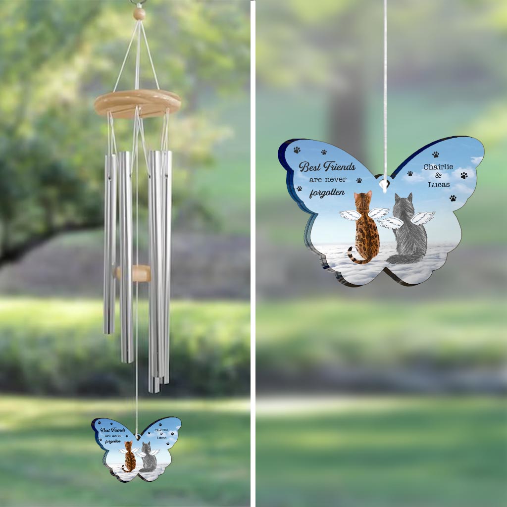 Best Friends Are Never Forgotten - Personalized Dog Wind Chime