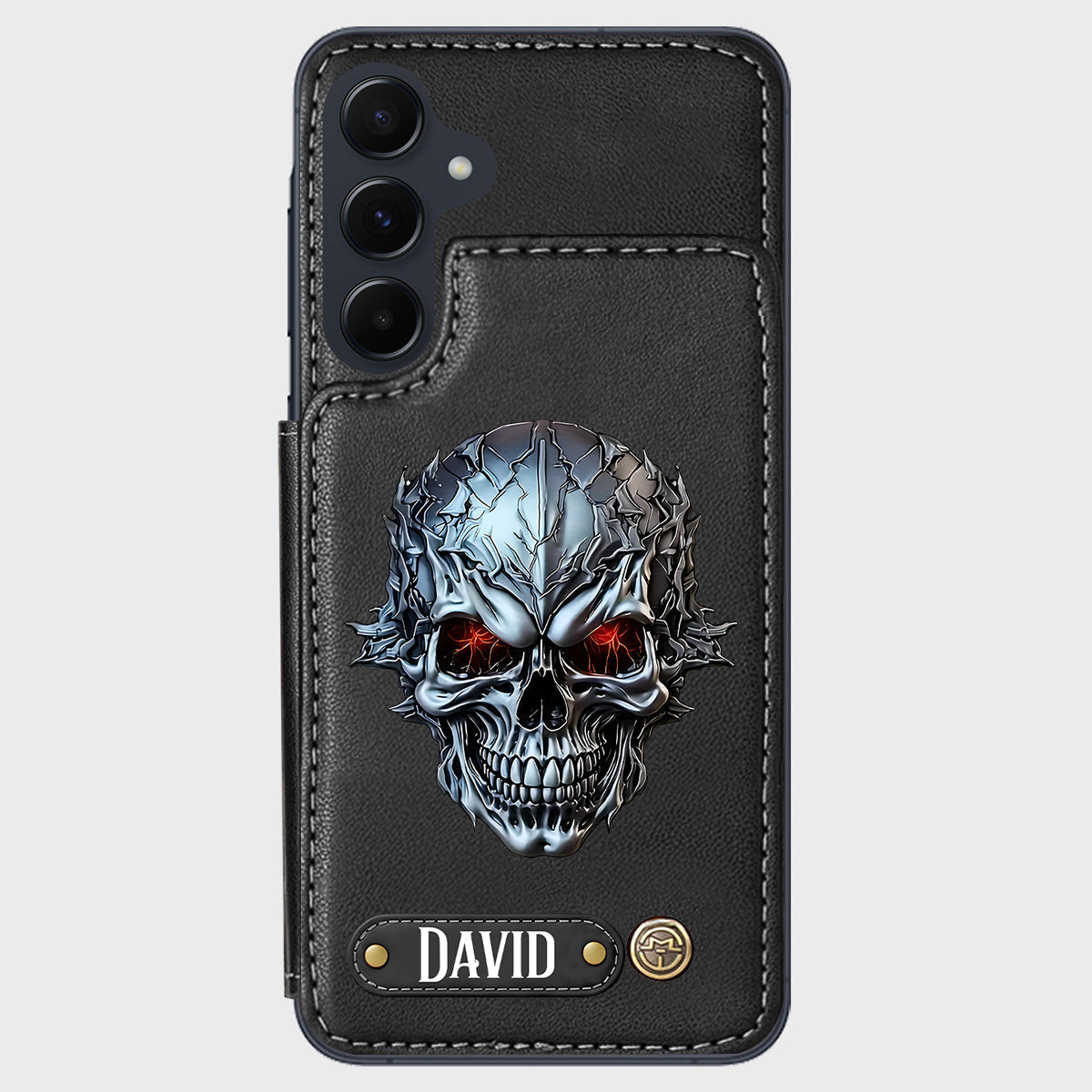 Cool Skull - Personalized Skull Wallet Phone Case