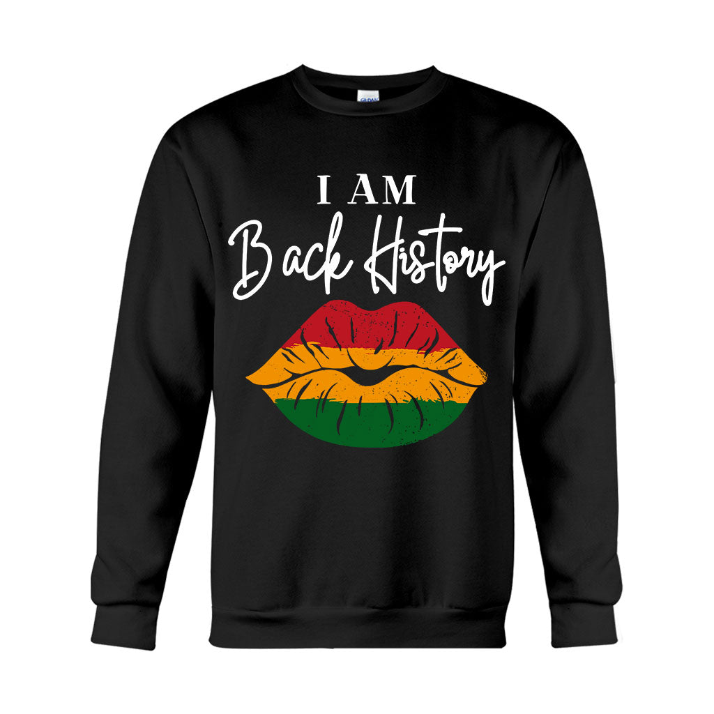 I Am Black History - Personalized African American T-shirt And Hoodie