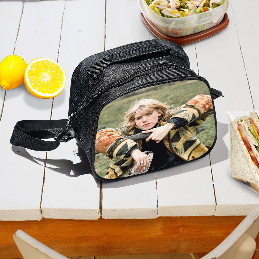 Custom Photo Lunch Box - gift for anyone, dog lover, cat lover - Personalized Insulation Lunch Bag