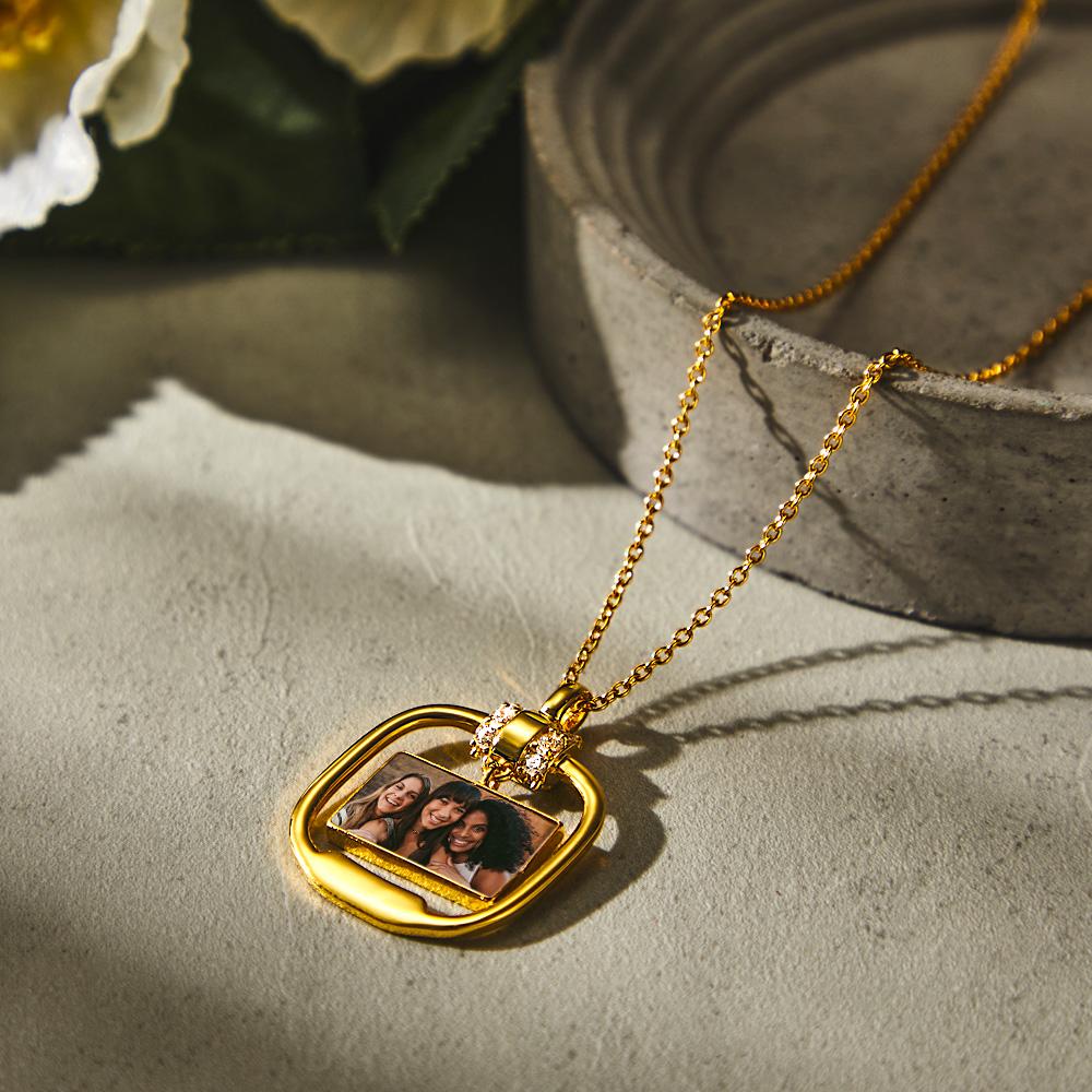 Any Photo - Personalized Photo Engraved Necklace