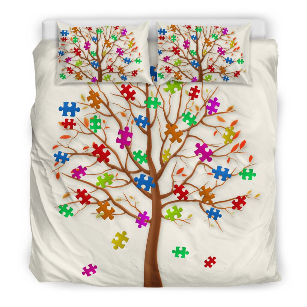 Grow Kindness Autism Awareness Bedding Set 0622