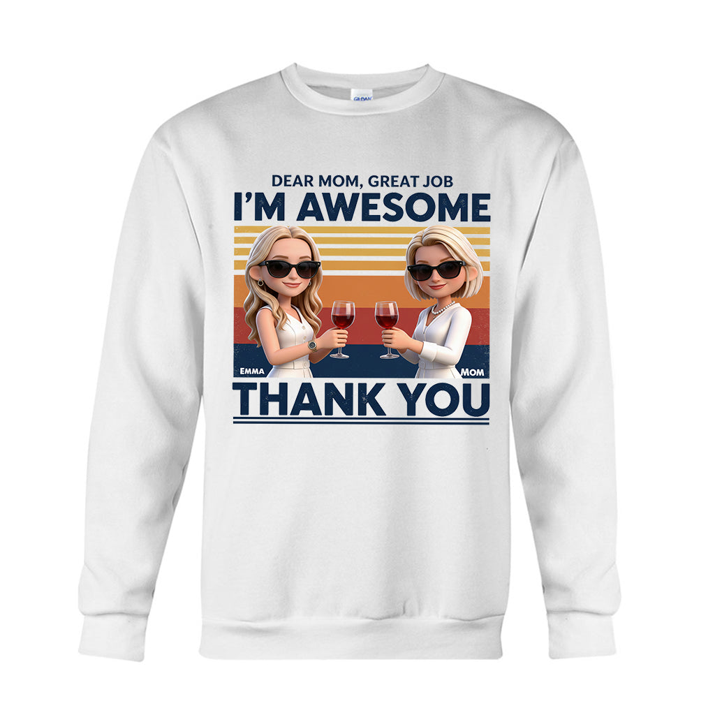 Dear Mom, Thank You - Personalized Mother T-shirt And Hoodie