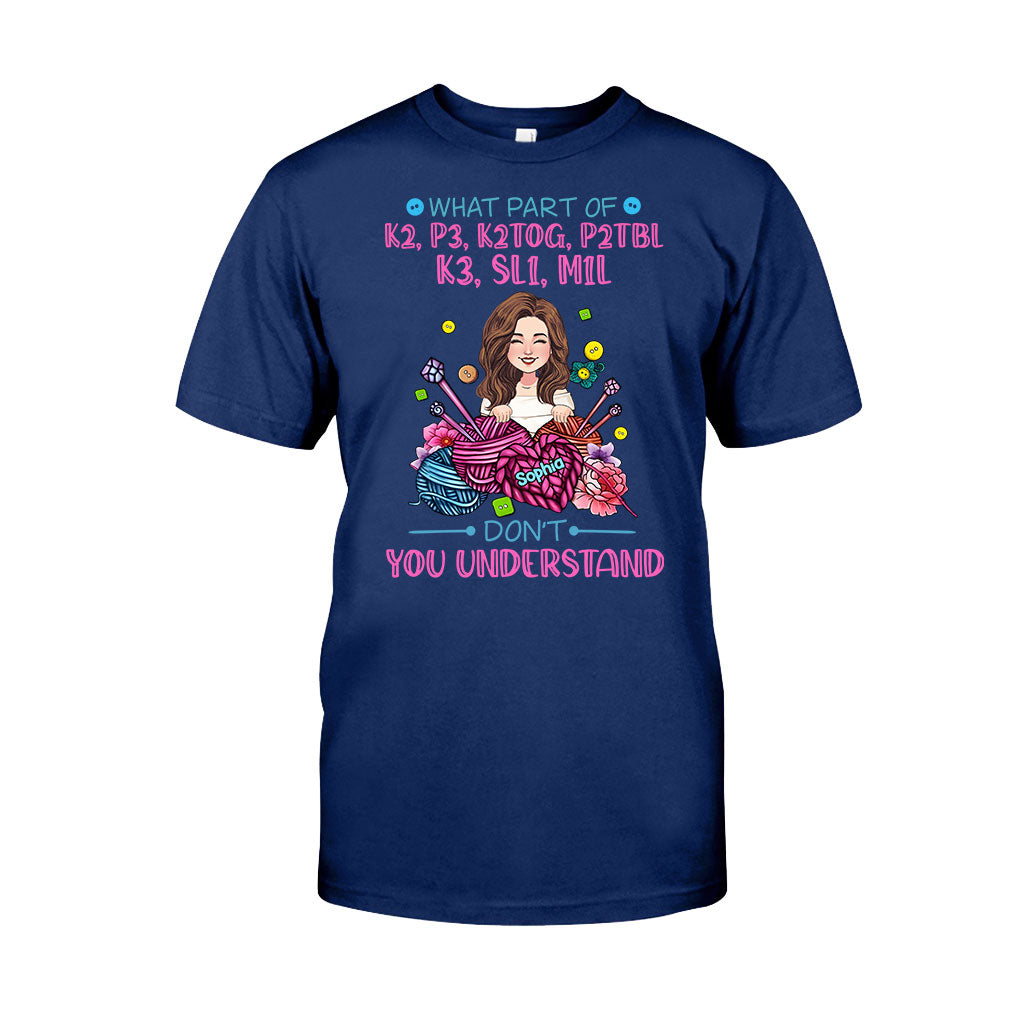 Don't You Understand - Personalized Knitting T-shirt And Hoodie