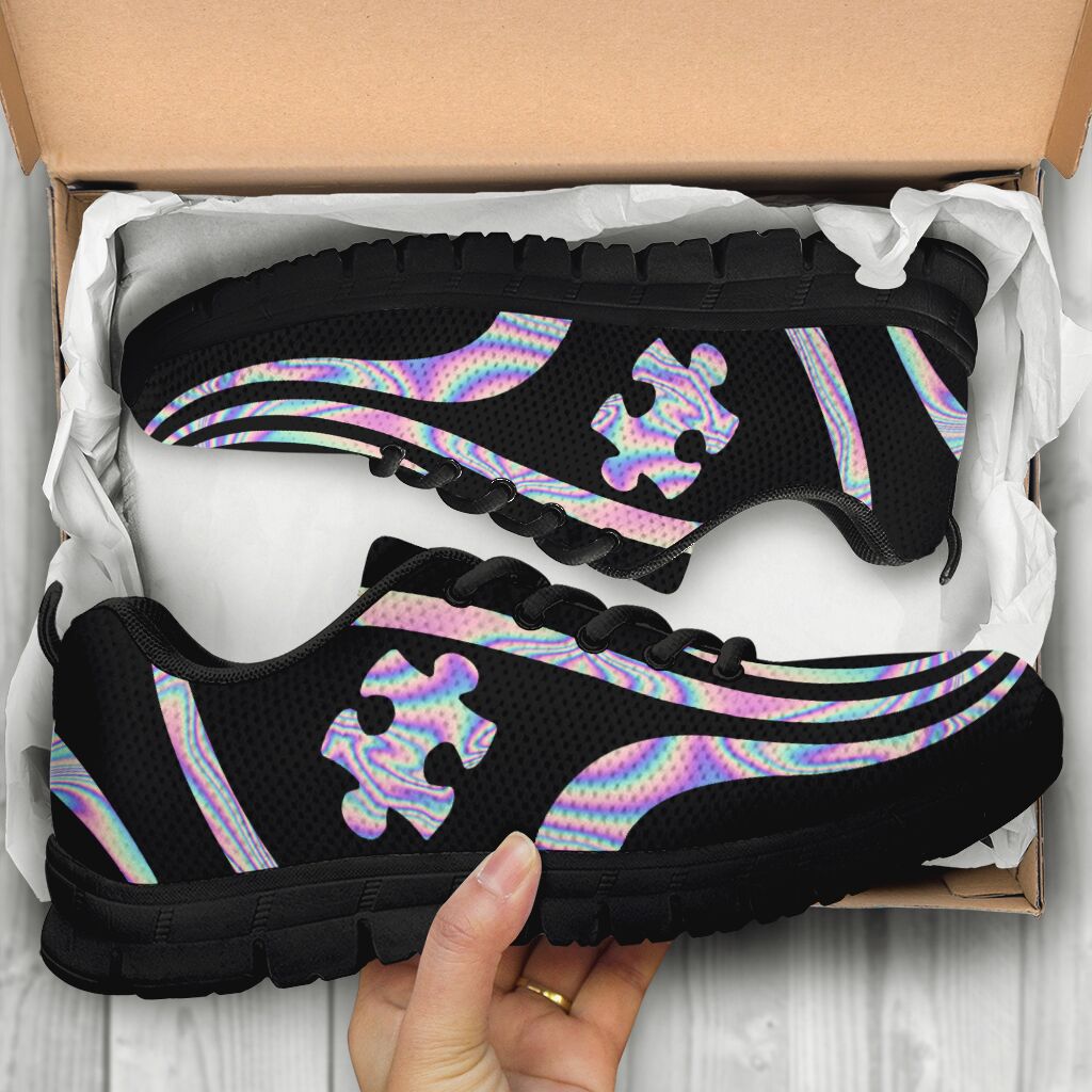 Hologram Autism Autism Awareness Sneakers 0622
