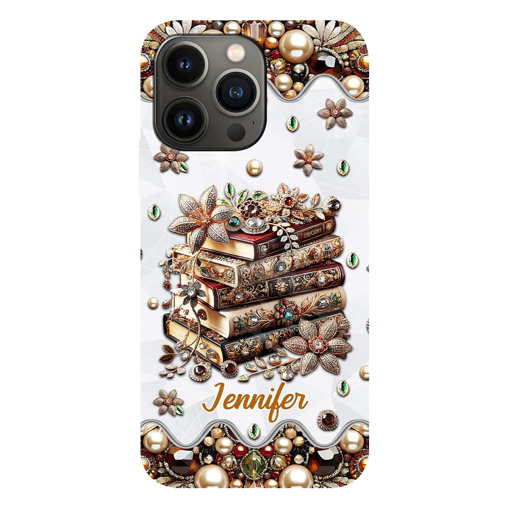Just A Girl Who Loves Books - Personalized Book Full Print Phone Case