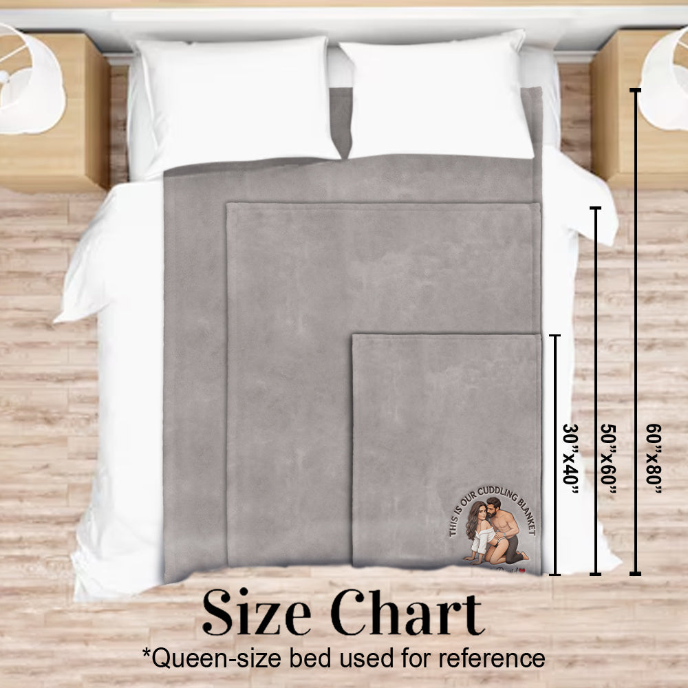 I Love You Forever - Personalized Spicy Couple Blanket
