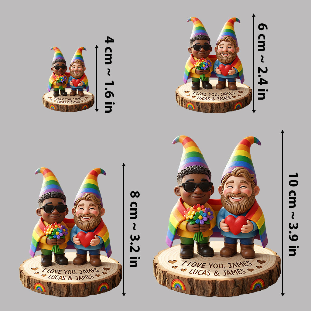 Custom Any Couple Photo - Personalized LGBT Support Premium 3D Figurine
