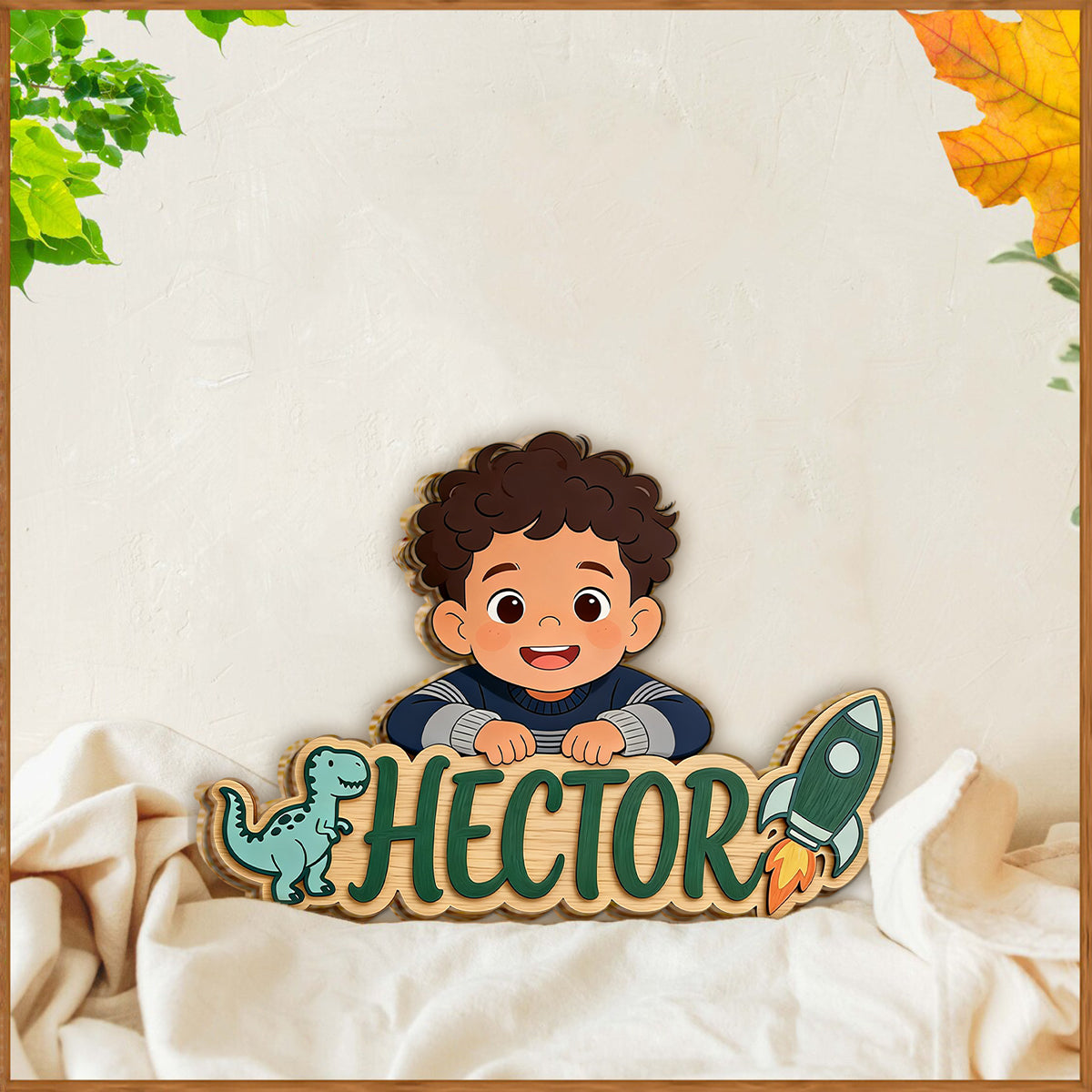 Custom Any Photo - Personalized Kid 2 Layered Wood Sign / Wood Plaque
