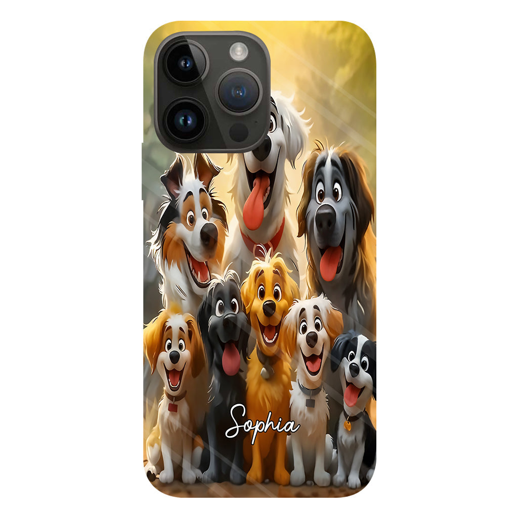 Just A Girl Who Loves Dogs - Personalized Dog Full Print Phone Case