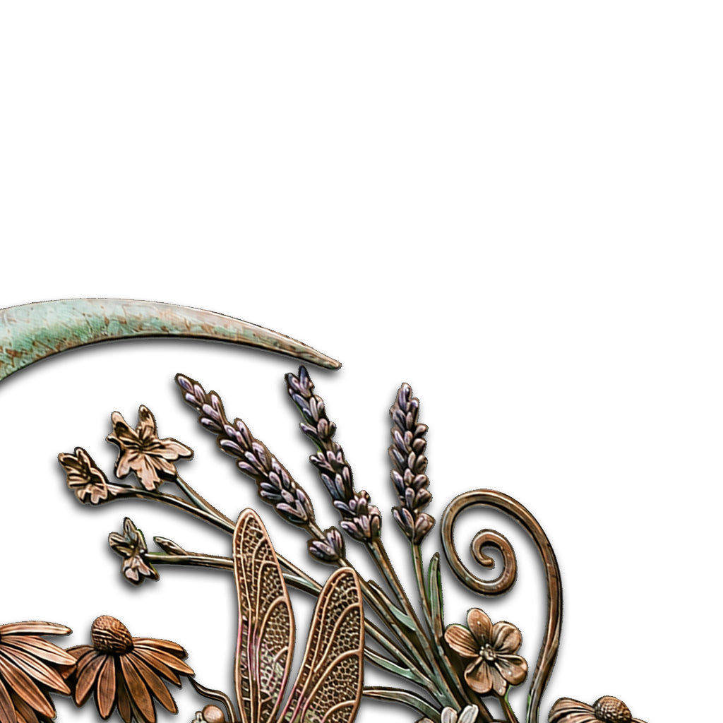 Garden Moon - Personalized Gardening Cut Metal Sign