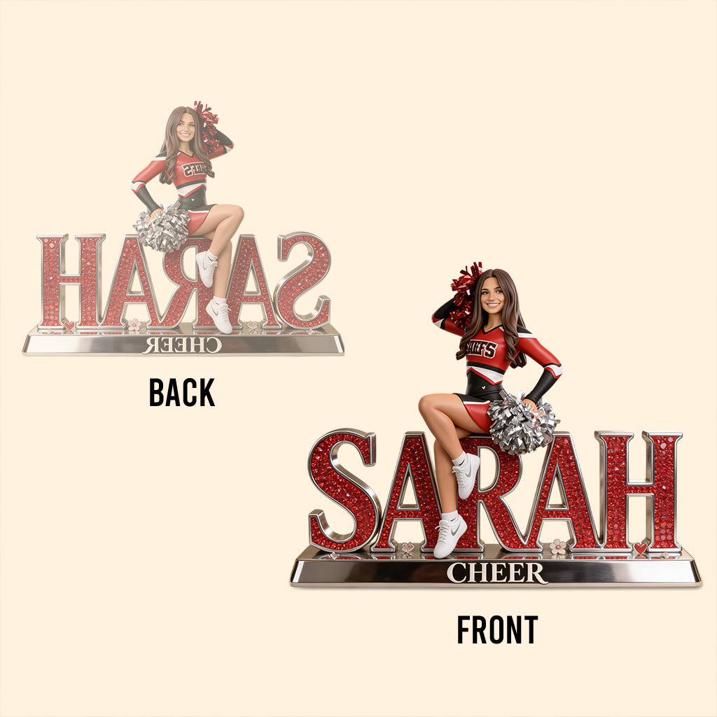 Custom Any Photo - Personalized Cheerleading Custom Shaped Acrylic Plaque