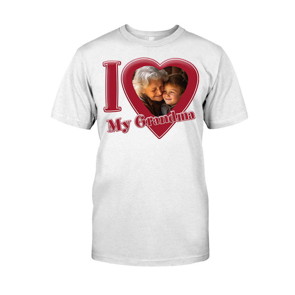 I Love My Grandma/ Nana/ Mommy.... - Personalized Grandma T-shirt And Hoodie