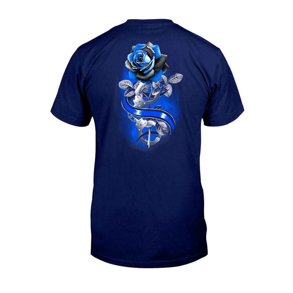 Blue Rose - Police Officer T-shirt And Hoodie 062021