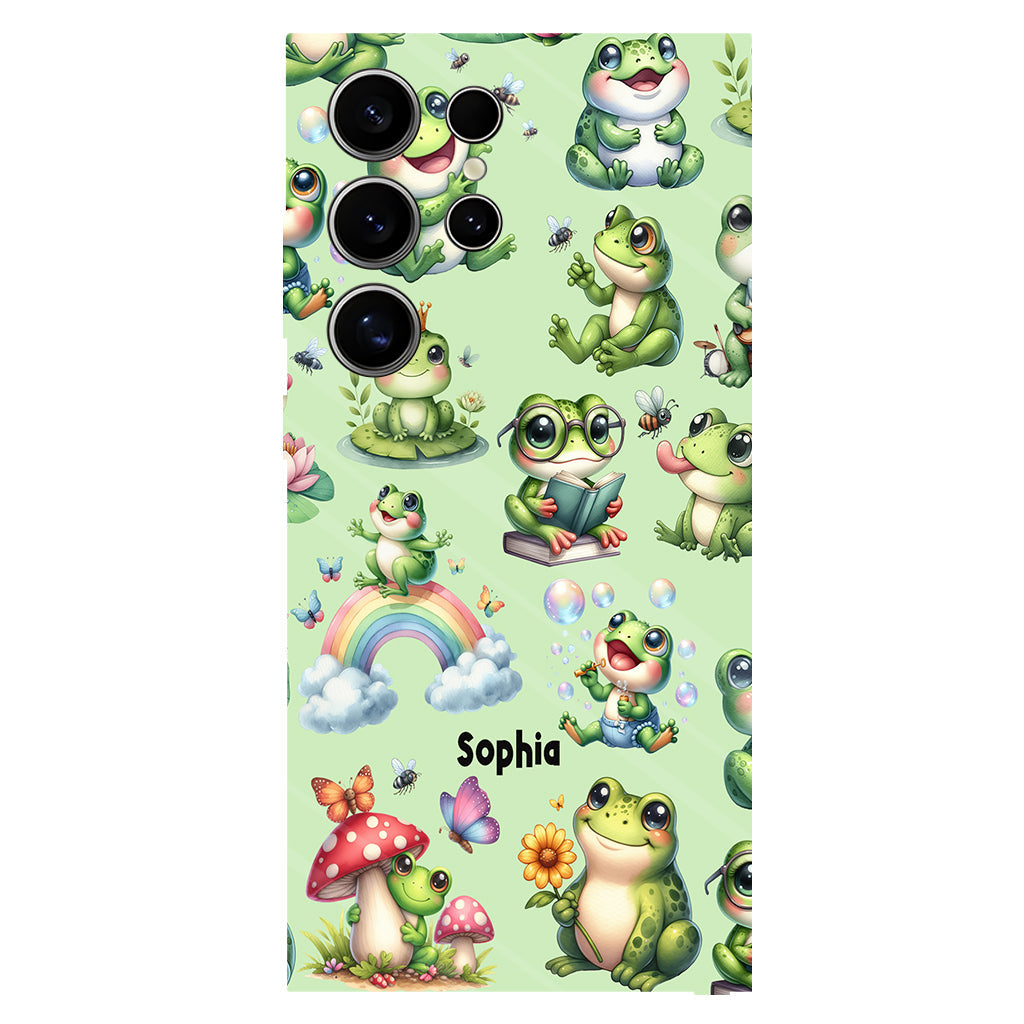 Just A Girl Who Loves Frogs - Personalized Frog Full Print Phone Case