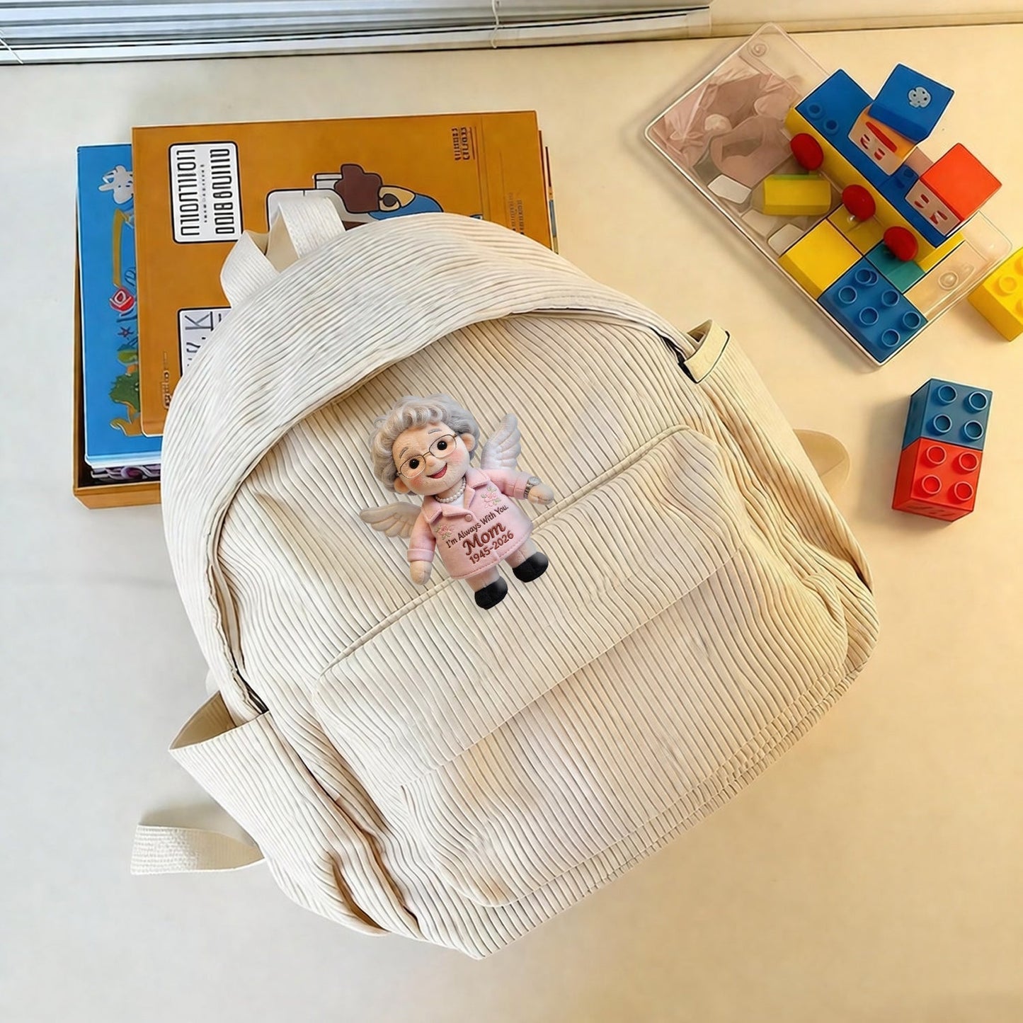 I'm Always With You - Personalized Memorial Plush Brooch