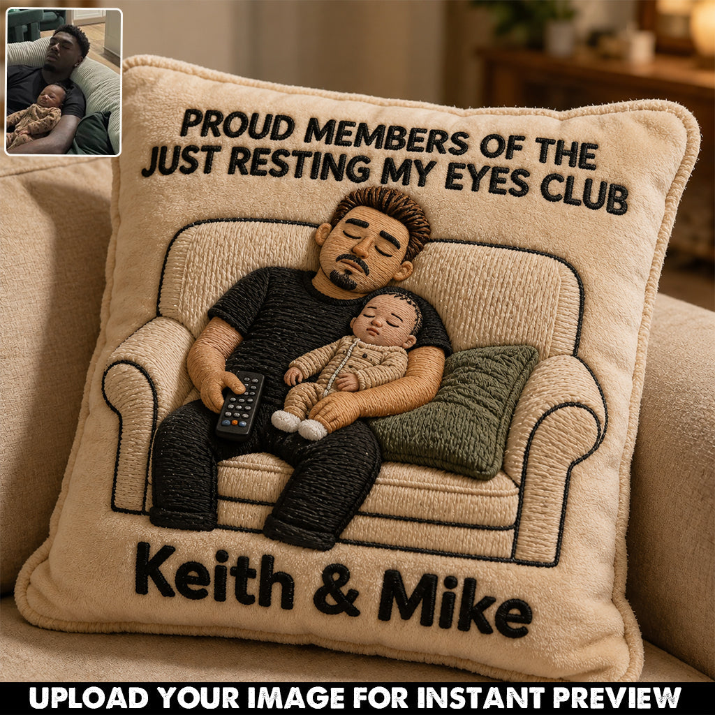 Funny Gift For Dad, Father's Day Gift - Personalized Father Premium Faux Fur Pillow
