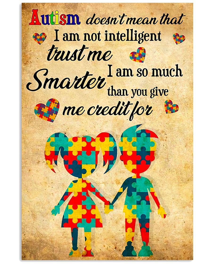 Autism Trust Me - Autism Awareness Poster 0921