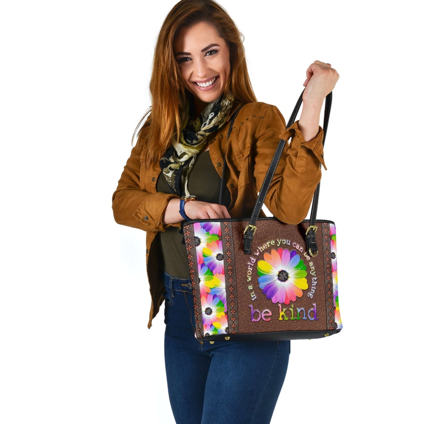 Be Kind Autism Awareness Leather Bag 0622