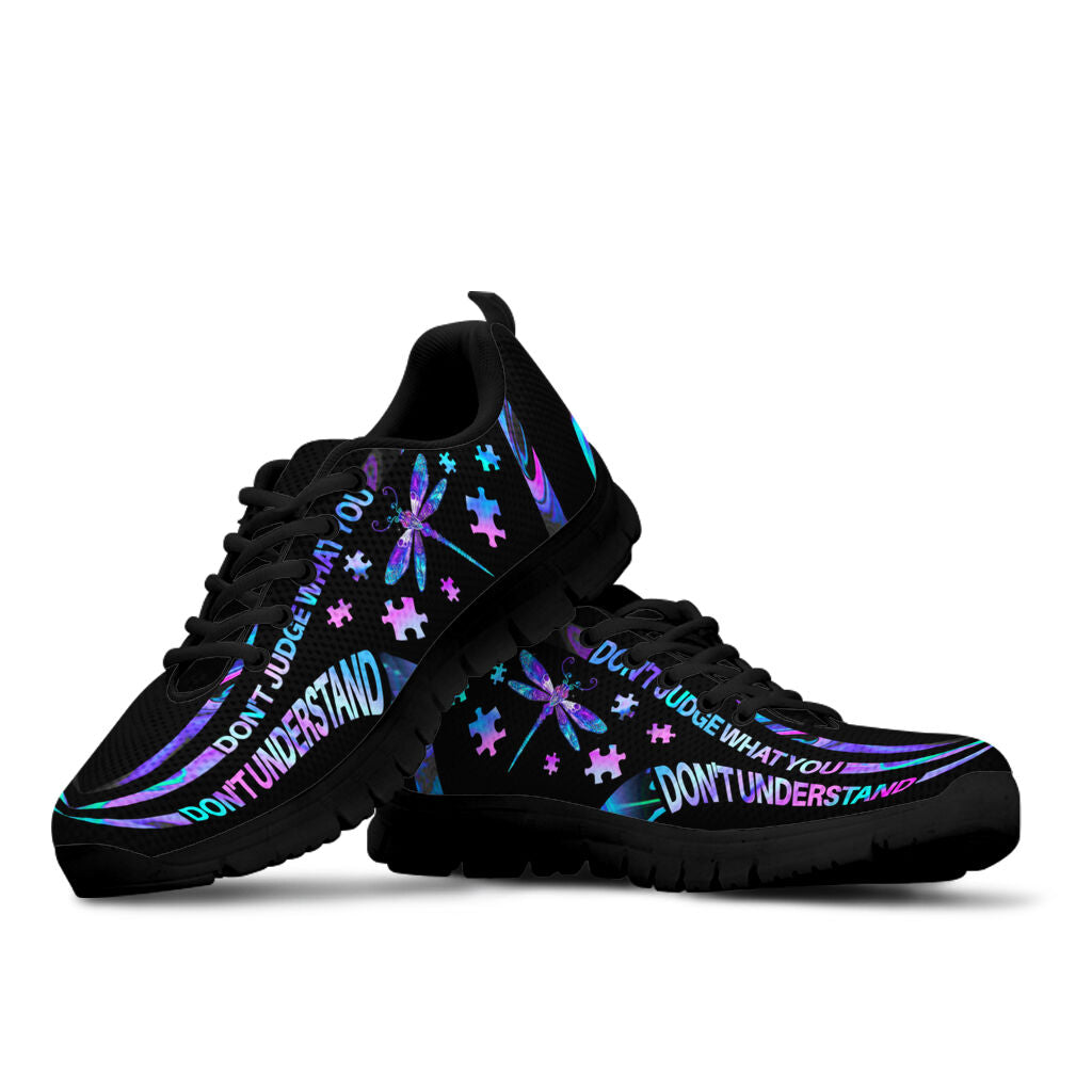 Don't Judge What You Don't Understand Autism Awareness Sneakers 0622