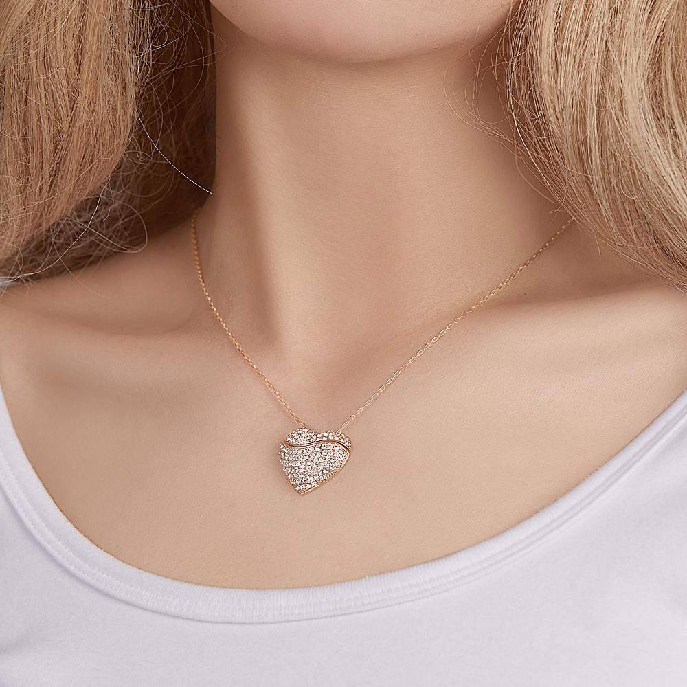 Engraved Openable Message  - Personalized  Necklace