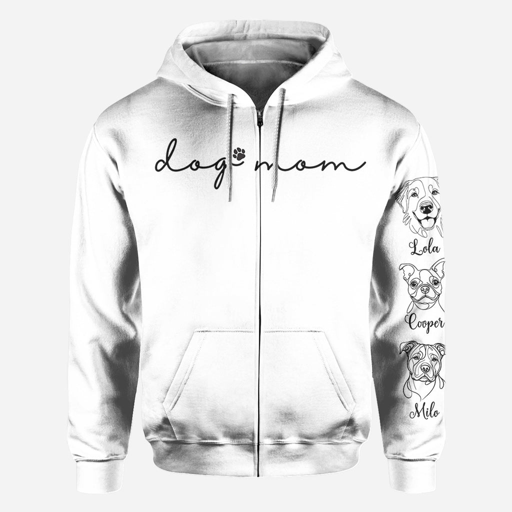 Dog Mom - Personalized Dog All Over Shirt