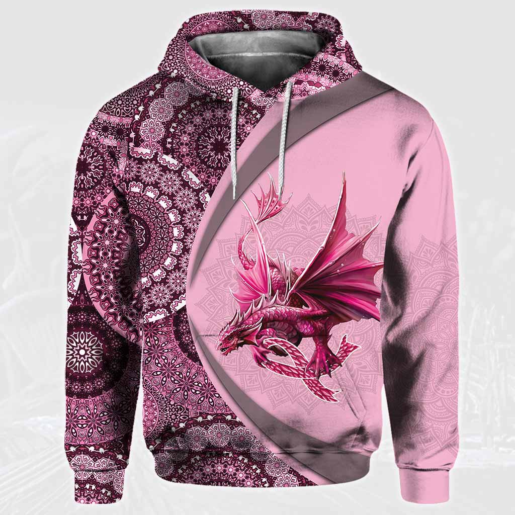 Breast Cancer Awareness All Over T-shirt and Hoodie