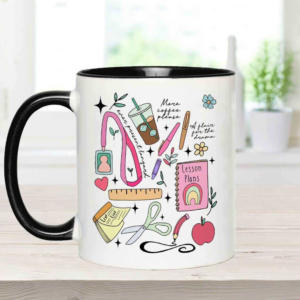 Can’t Talk Right Now Doing Teacher Stuff - Personalized Teacher Accent Mug