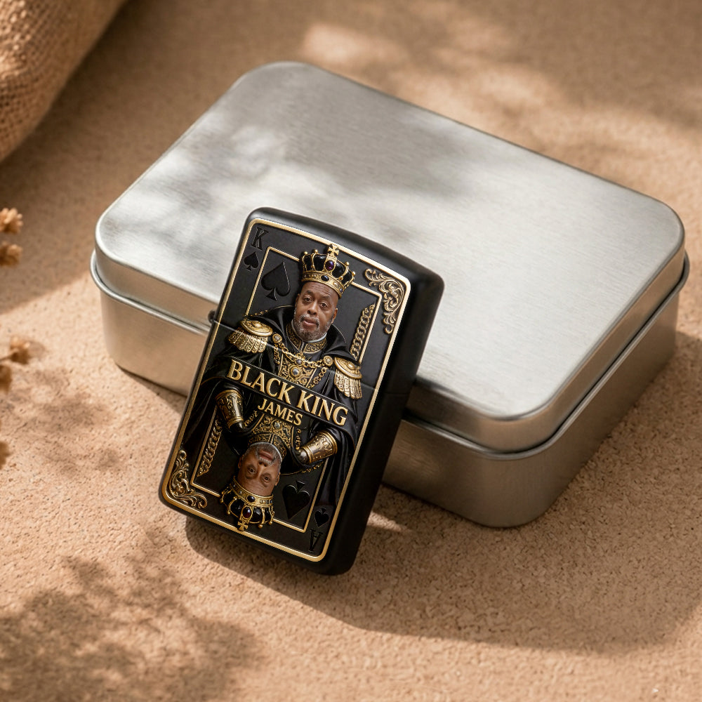 Black King - Personalized African American Lighter
