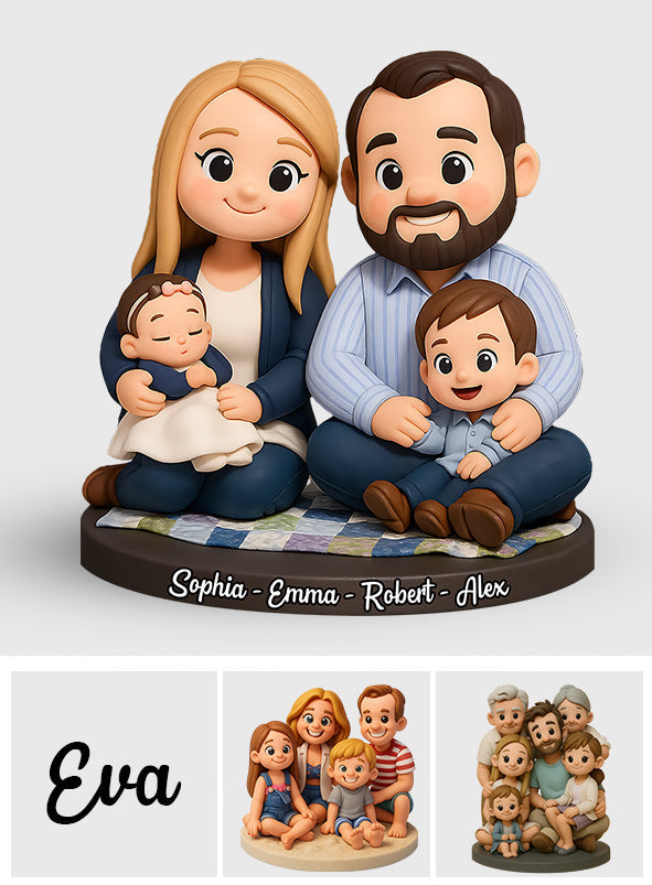 Home Sweet Home - Personalized Family Ornament