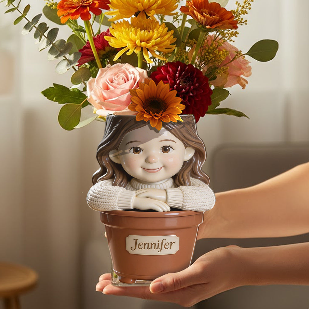 Custom Any Photo - Personalized Kid Acrylic Pot