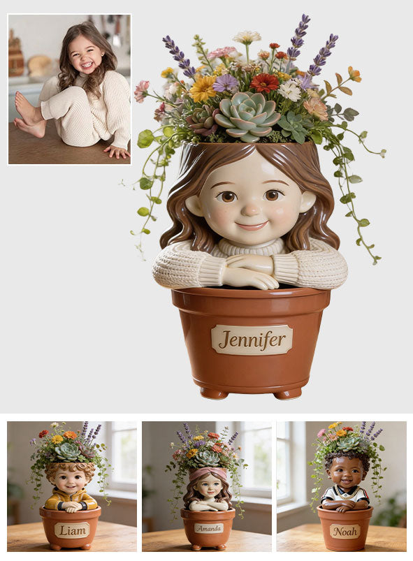 Custom Any Photo - Personalized Kid Acrylic Pot