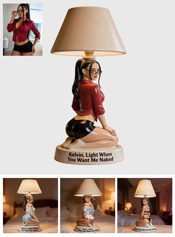 Light When You Miss Me - Personalized Spicy Couple Acrylic LED Night Light
