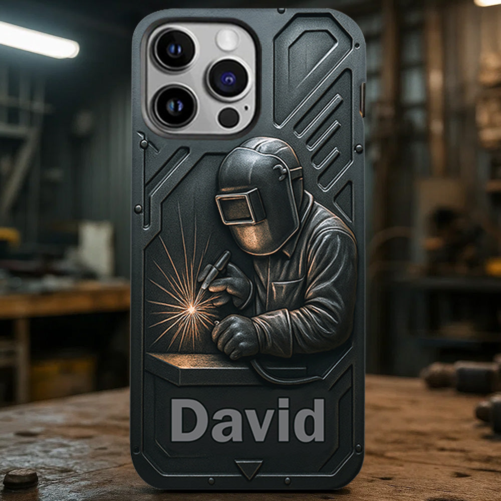 Cool Welder Men - Personalized Welder Full Print Phone Case