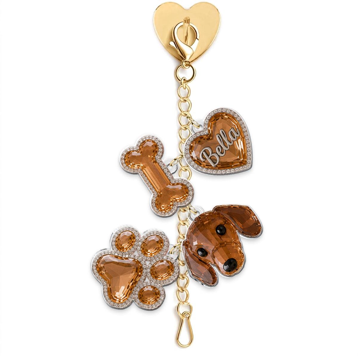 Custom Any Photo Fur Babies - Personalized Dog Dangling Charms