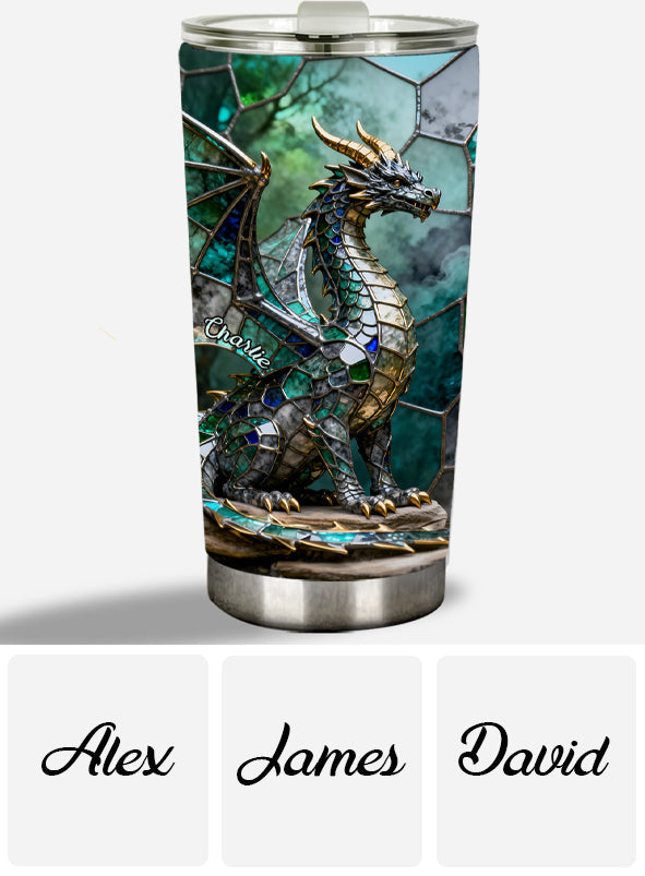 Lord Of The Skies - Personalized Dragon Tumbler