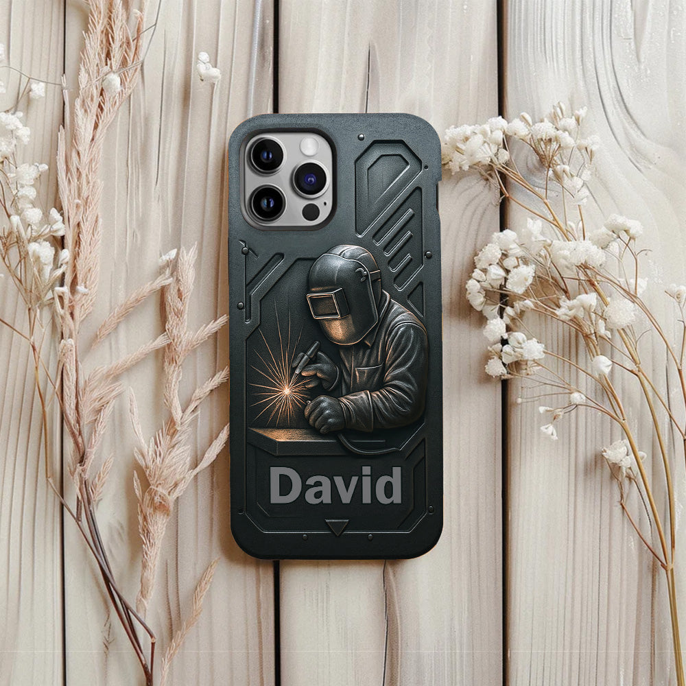 Cool Welder Men - Personalized Welder Full Print Phone Case