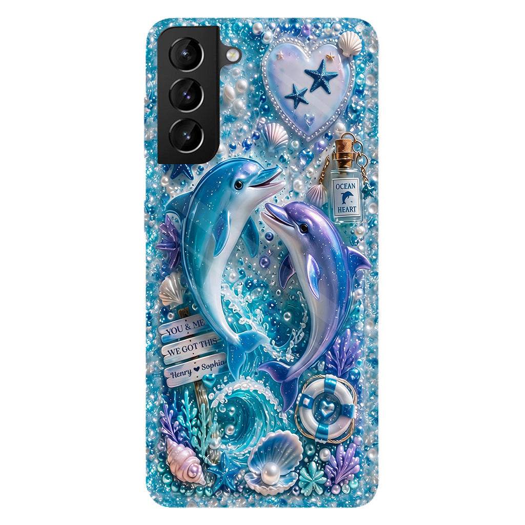 I'm Yours - Personalized Dolphin Full Print Phone Case