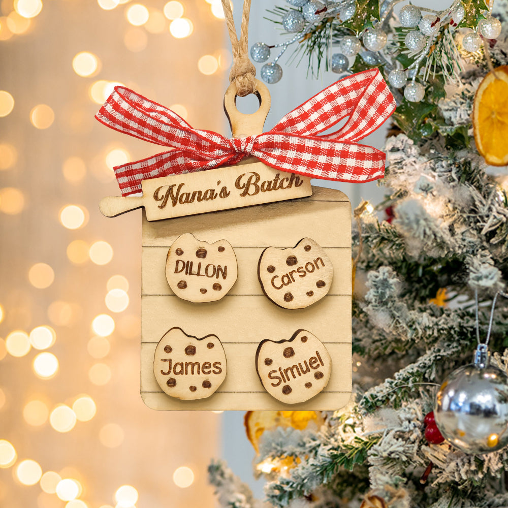 Grandma/Gigi/Nana's Batch - Personalized Grandma Family Gift Ornament