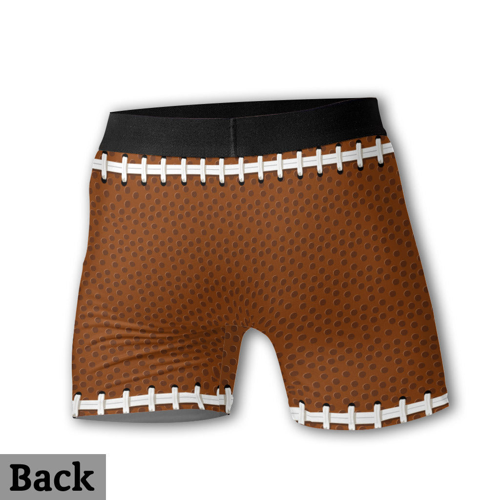 Eat Sleep Football You Repeat - Personalized Football Men’s Boxer Briefs