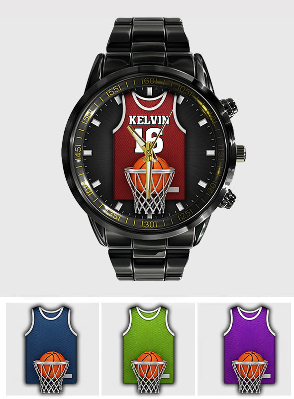 Love Basketball - Personalized Basketball Hand Watch