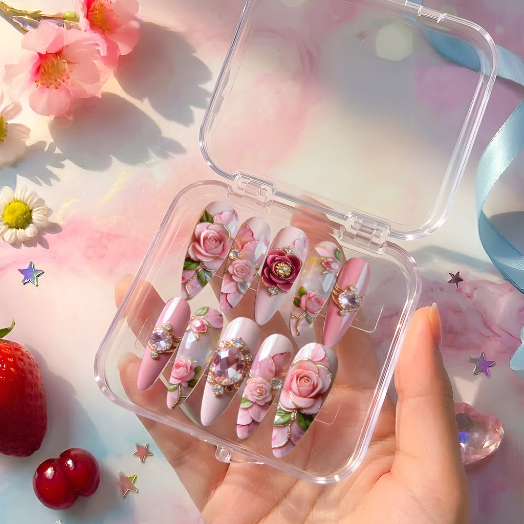 Custom Any Flower Type - Personalized Flower Lover Press On Nails