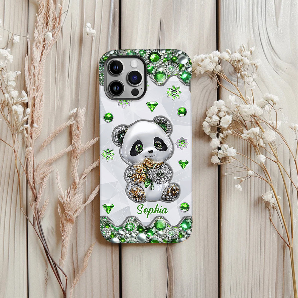Just A Girl Who Loves Pandas - Personalized Panda Lover Full Print Phone Case